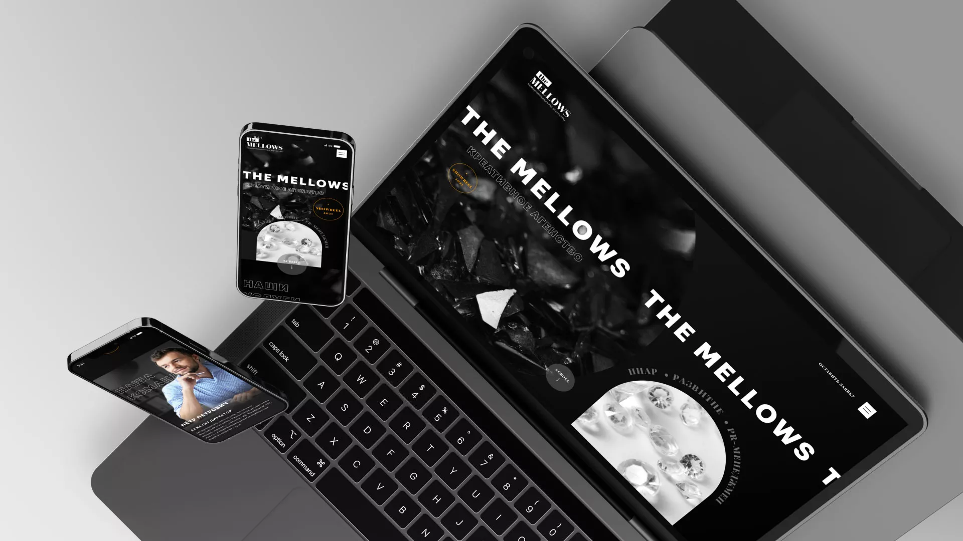 Разработка сайта креативного агентства «The Mellows» в Верхней Туре