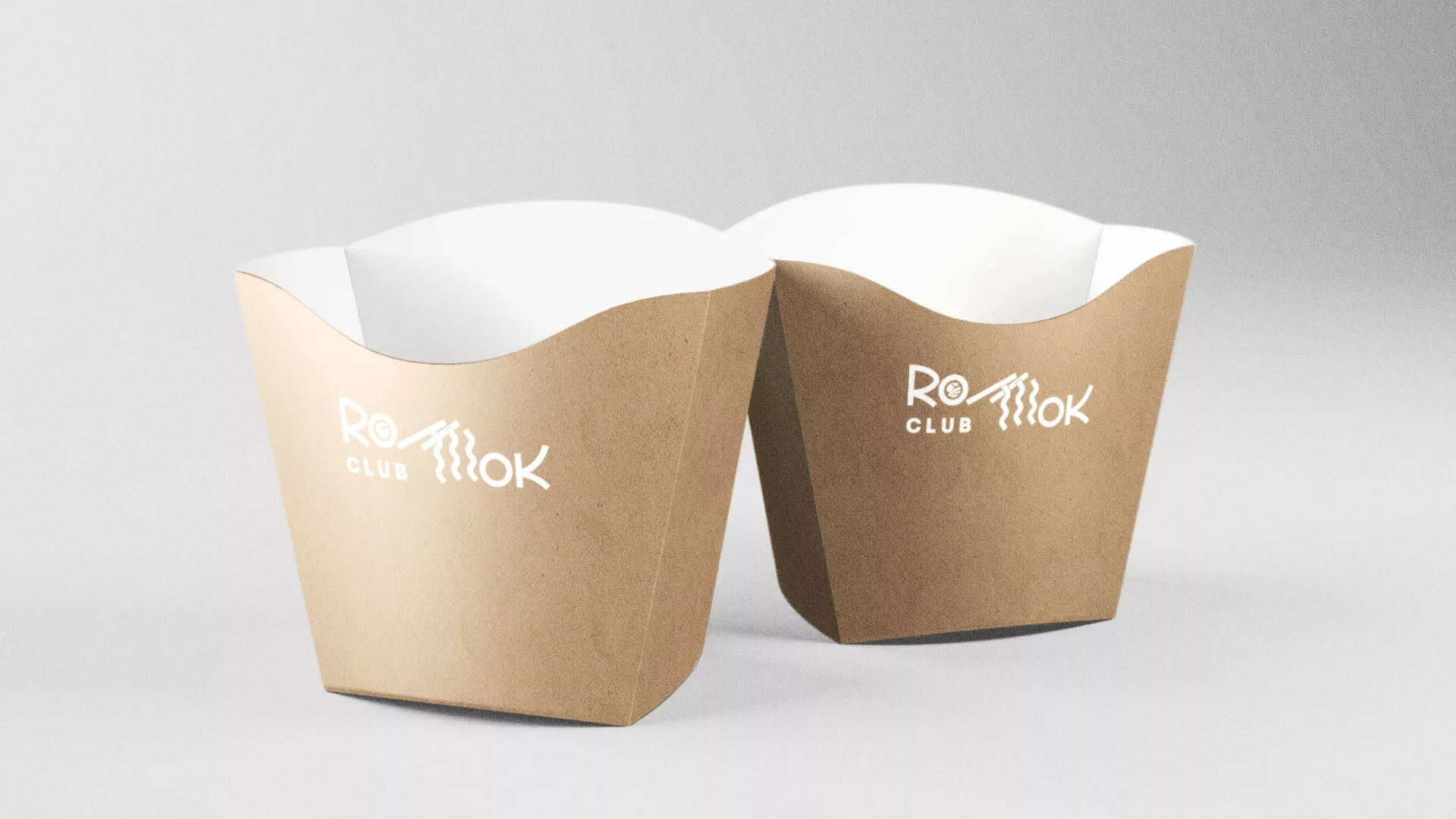 Создание логотипа суши-бара «Roll Wok Club» в Верхней Туре