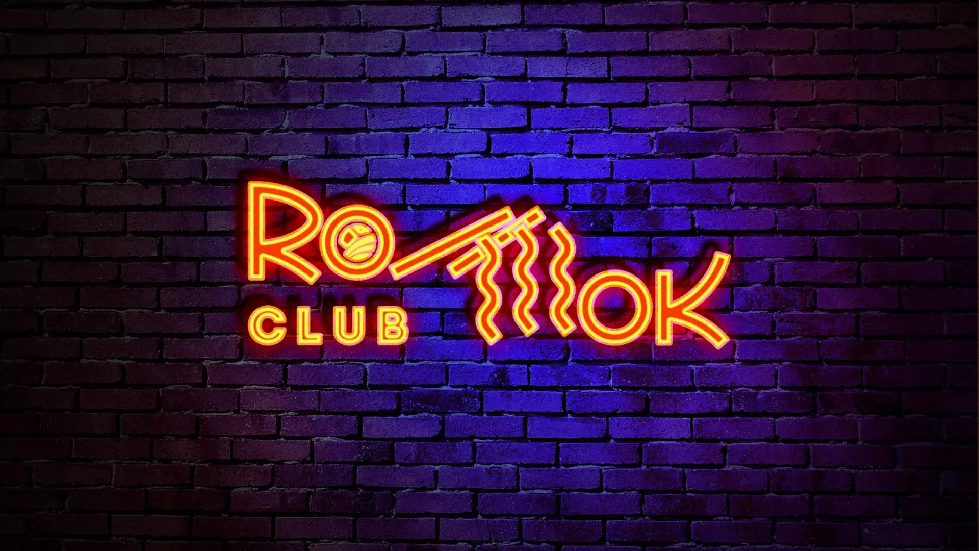 Разработка интерьерной вывески суши-бара «Roll Wok Club» в Верхней Туре